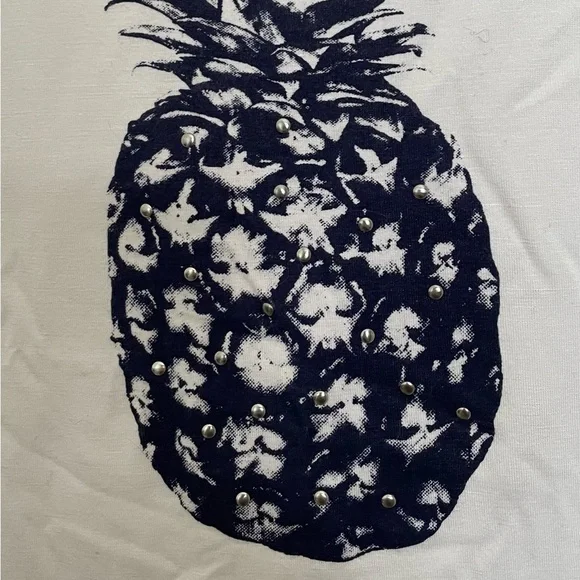 Alyx Cruise Control short sleeve top size Large- white with navy pineapple NWT - Picture 3 of 6